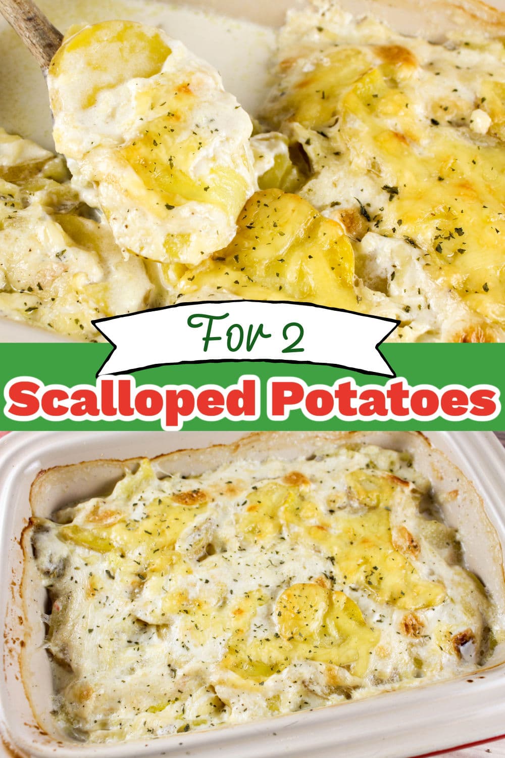Scalloped Potatoes for Two - The Food Hussy