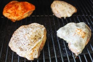 Traeger Smoked Chicken Thighs - The Food Hussy