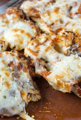 Cheesy Cauliflower Steaks in the Air Fryer