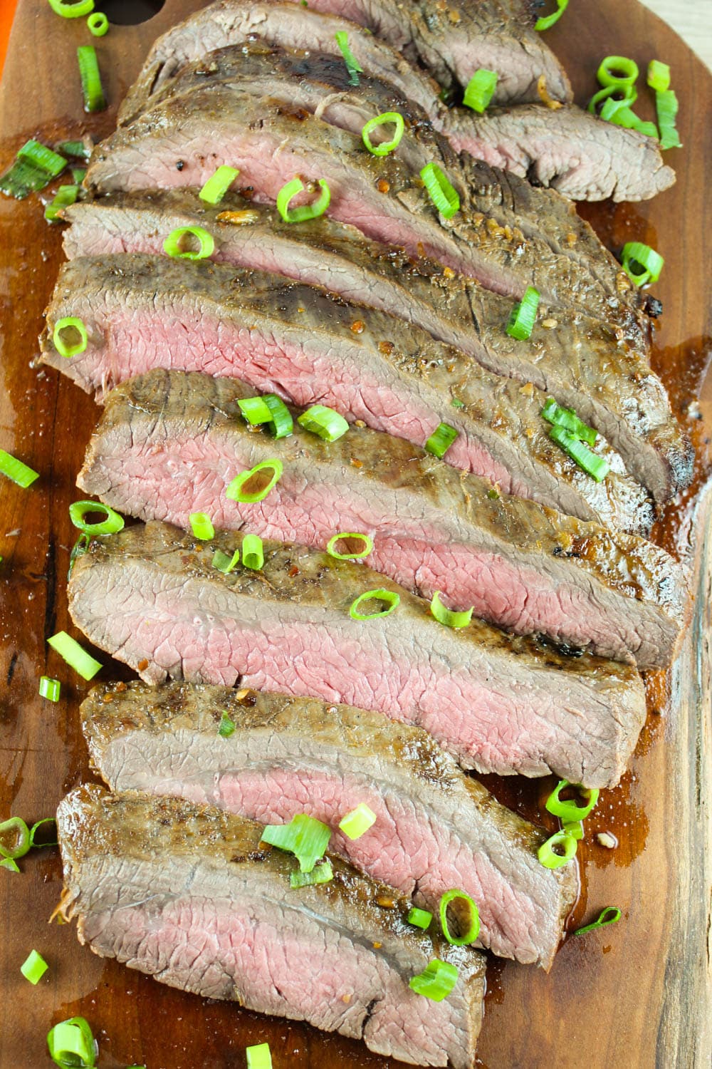 Air Fryer Flank Steak is a delicious dinner that's ready in under 15 minutes. Flank Steak is the perfect steak when cooked to medium rare and it's so juicy and tender! Plus, steak lovers will drool over this easy steak marinade! via @foodhussy