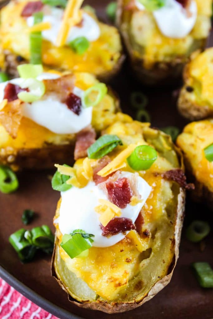 Air Fryer Twice Baked Potatoes