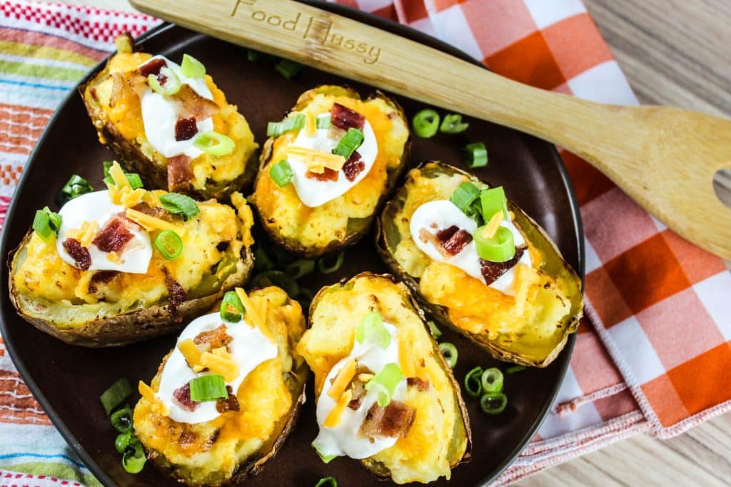 Air Fryer Twice Baked Potatoes