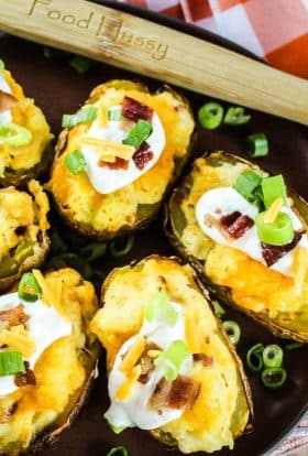 Air Fryer Twice Baked Potatoes