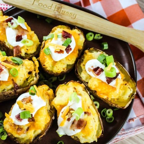 Air Fryer Twice Baked Potatoes