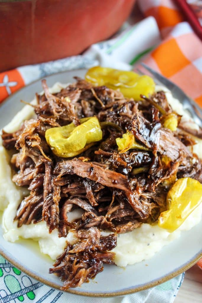 Mississippi Pot Roast in the Dutch Oven