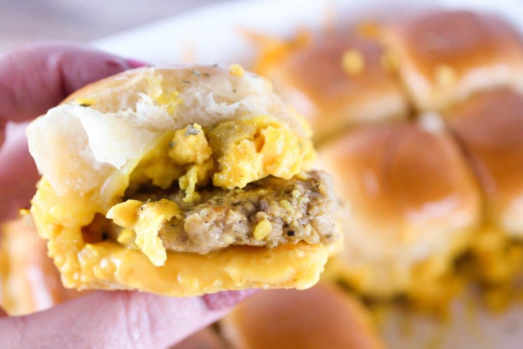 Hawaiian Roll Breakfast Sliders