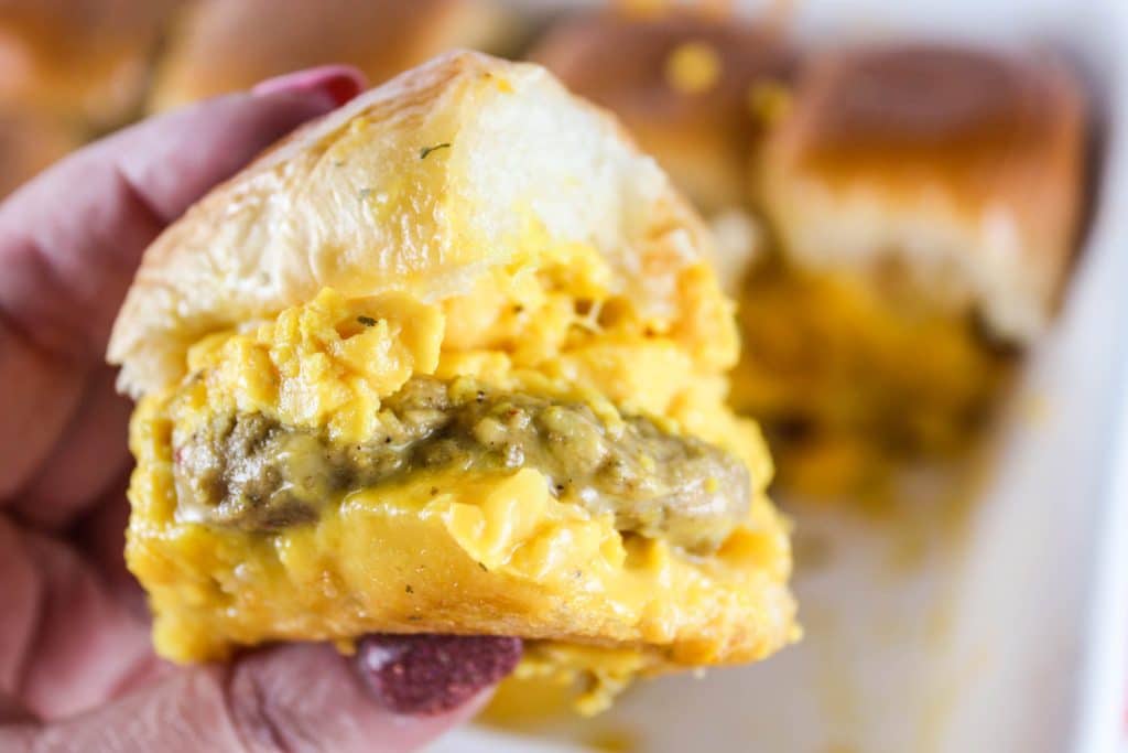 Hawaiian Roll Breakfast Sliders