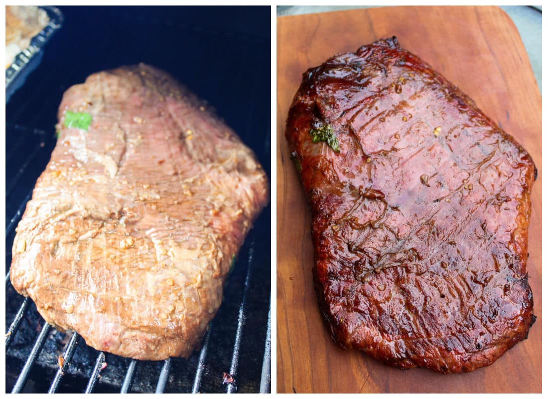 Traeger Flank Steak The Food Hussy