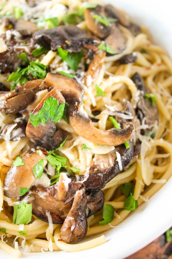 Mushroom Aglio Olio