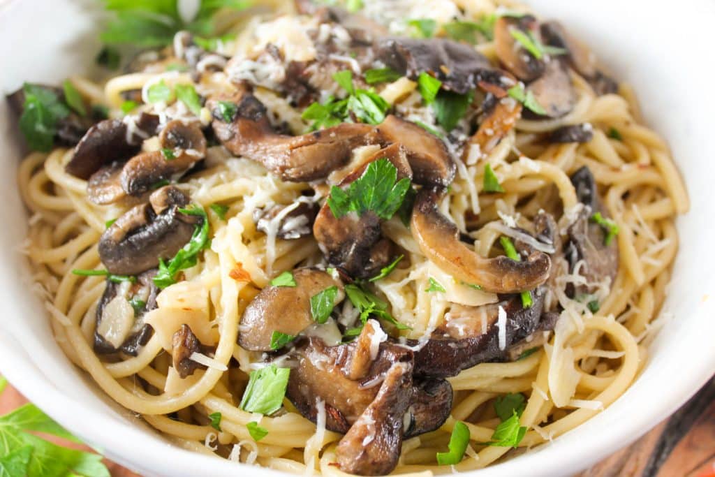 Mushroom Aglio Olio