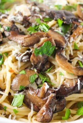 Mushroom Aglio Olio