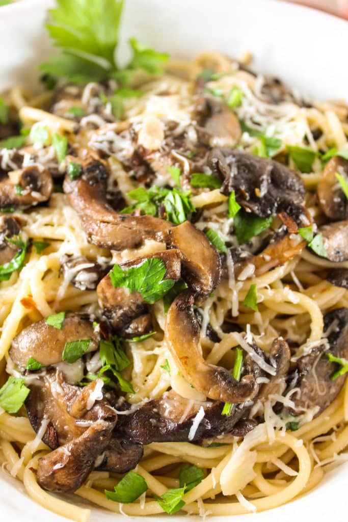 Mushroom Aglio Olio