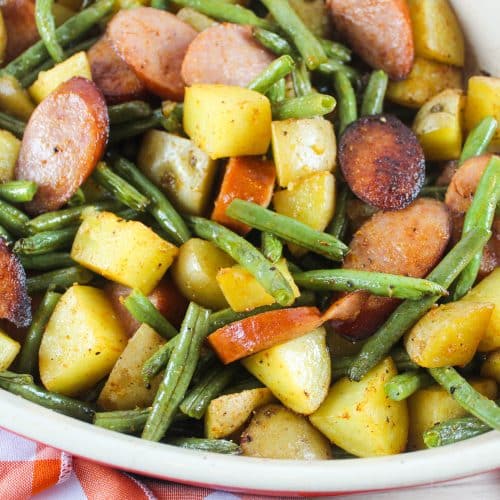 Sausage Green Bean Potato Casserole