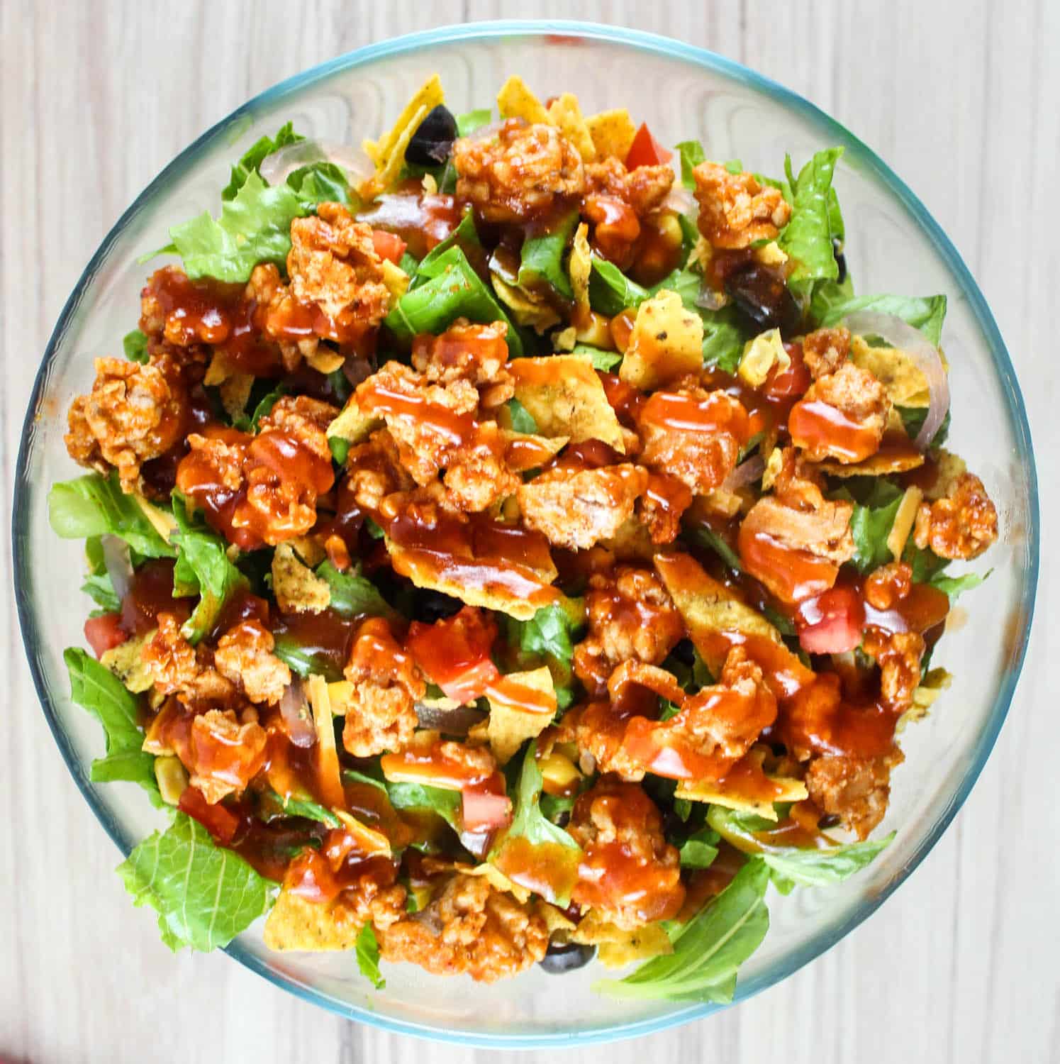 Taco Salad with Catalina Dressing The Food Hussy