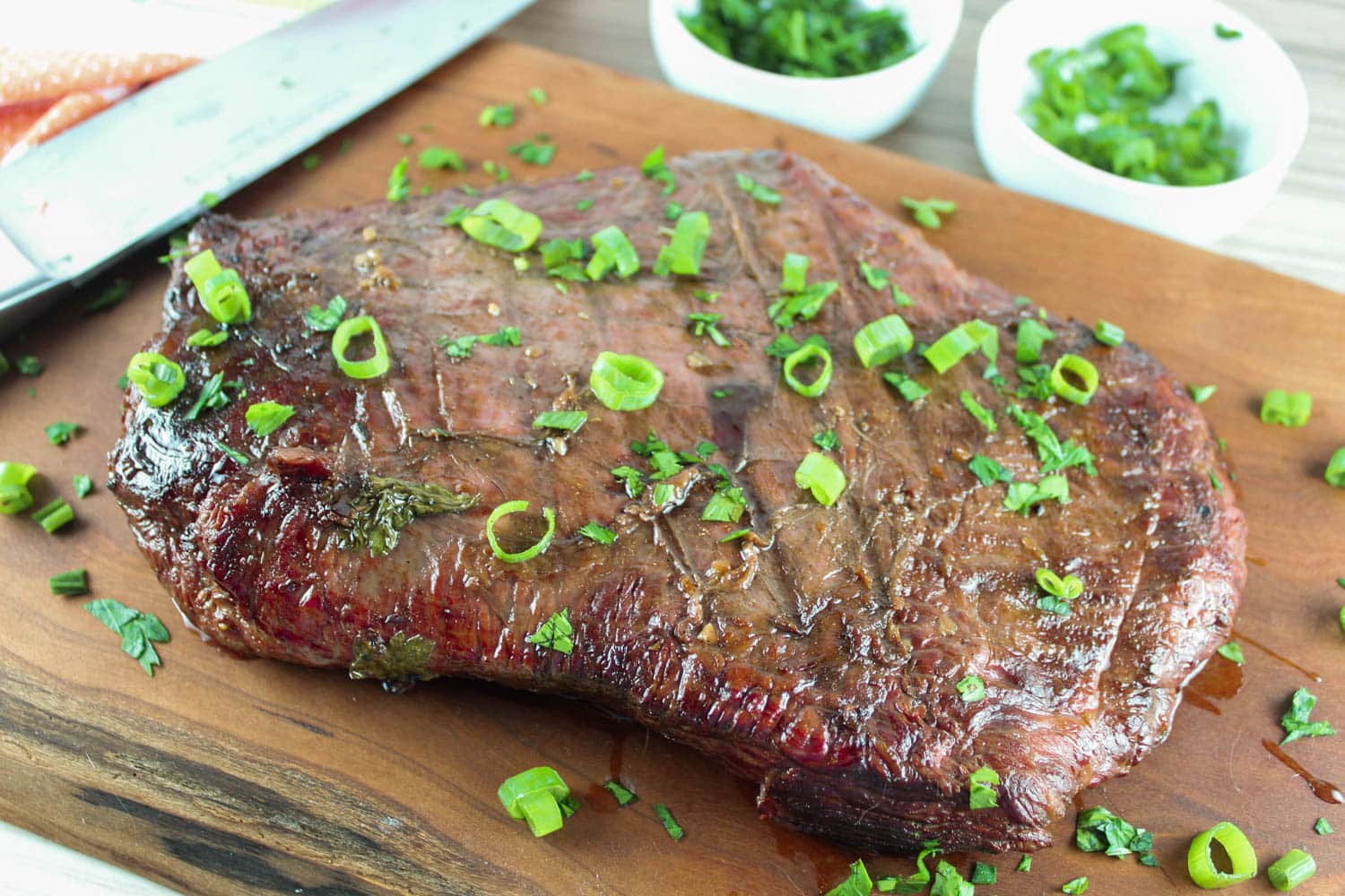 Traeger Flank Steak The Food Hussy