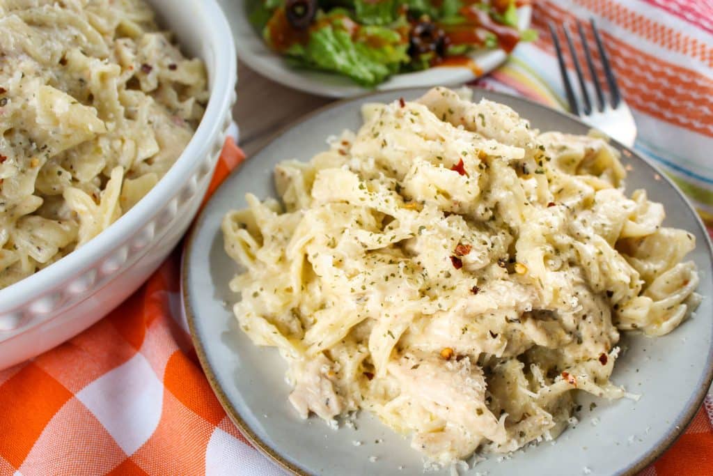 Garlic Parmesan Chicken Pasta