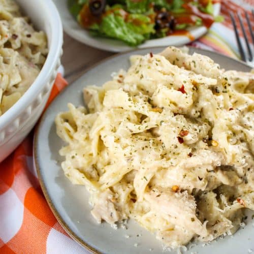 Garlic Parmesan Chicken Pasta
