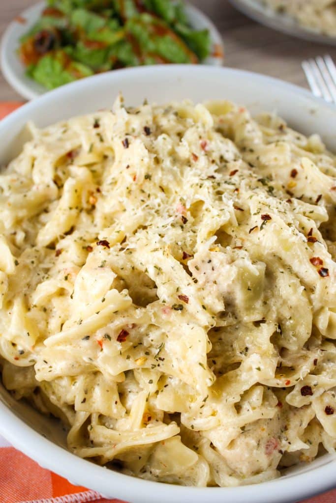 Garlic Parmesan Chicken Pasta