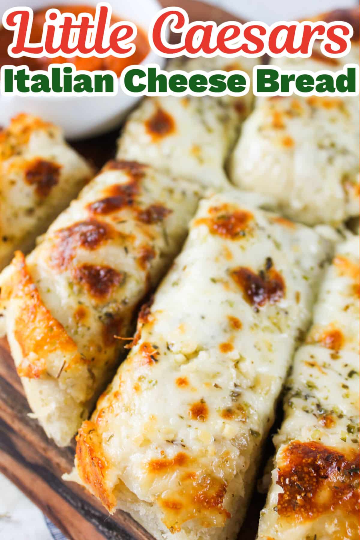 This Little Caesars Italian Cheese Bread is amazing!!! The crispy edge, the garlic butter and all that cheese! This Italian Cheese Bread will not disappoint - your family will be looking everywhere for the Little Caesars pizza box! via @foodhussy