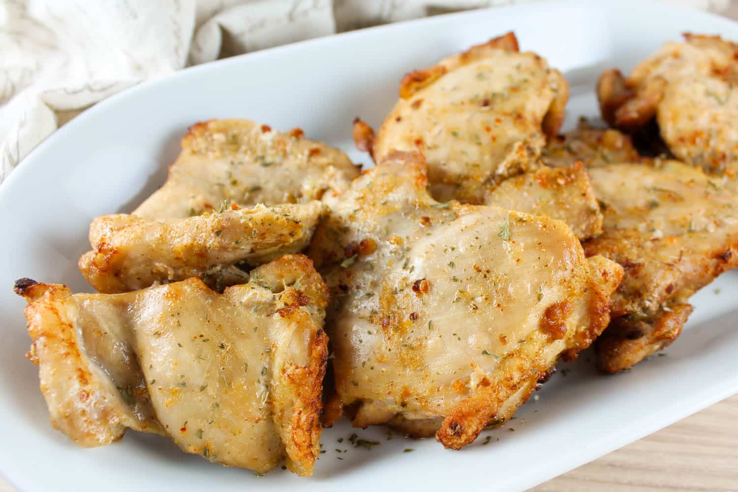 Air Fryer Boneless Skinless Chicken Thighs The Food Hussy