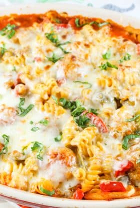 Dump and Bake Meatball Casserole