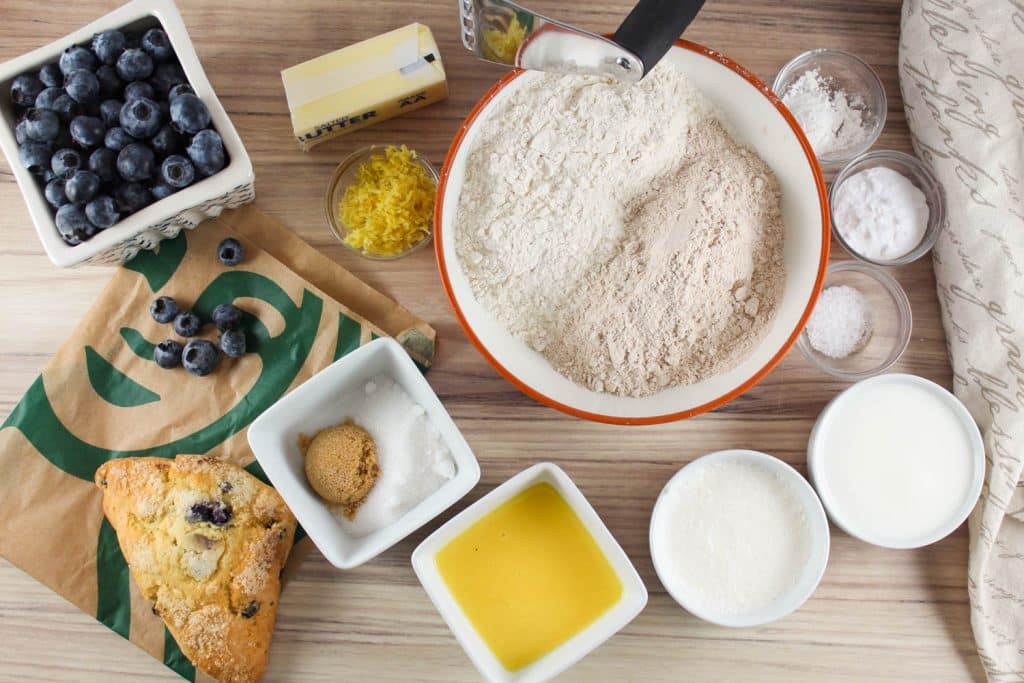 Copycat Starbucks Blueberry Scones