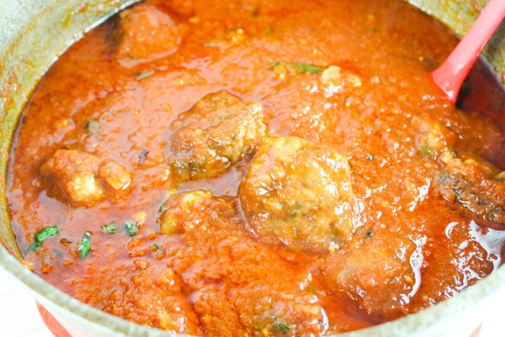 Dutch Oven Meatballs