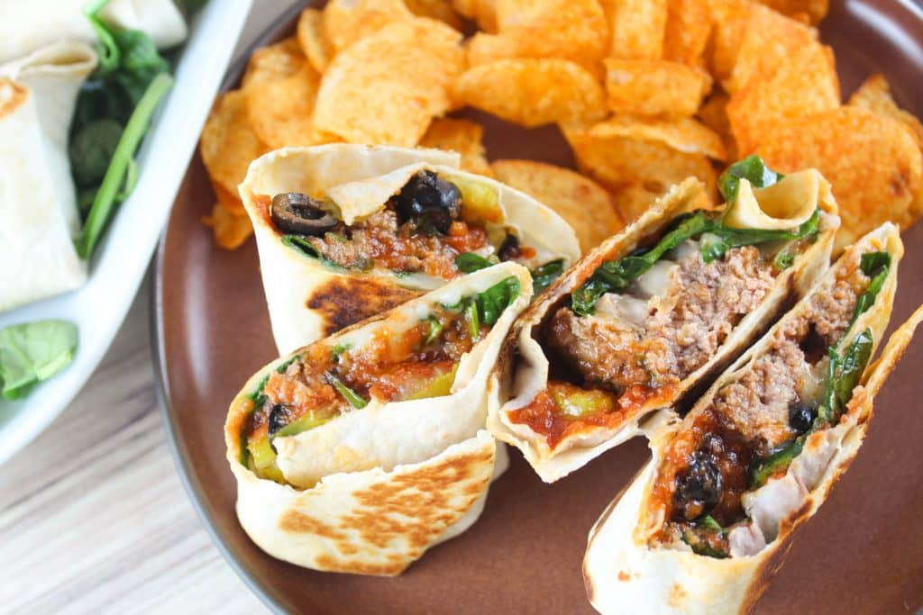 Easy Italian Meatball Wrap