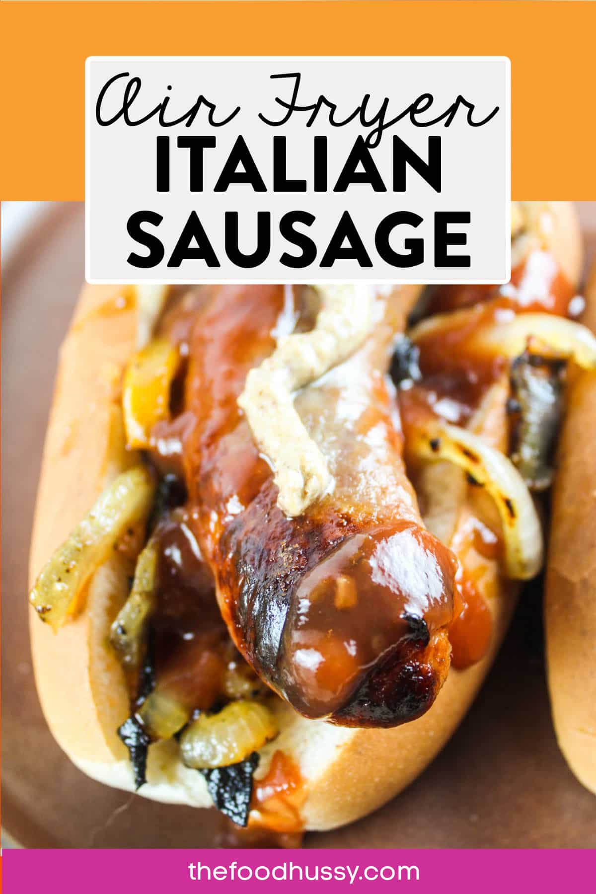 Air Fryer Italian Sausage is a quick and easy dinner that makes perfect sausages every time! Whether you're eating them on a bun, over pasta or in a stir fry - these air fryer sausages will make a delicious dinner! via @foodhussy