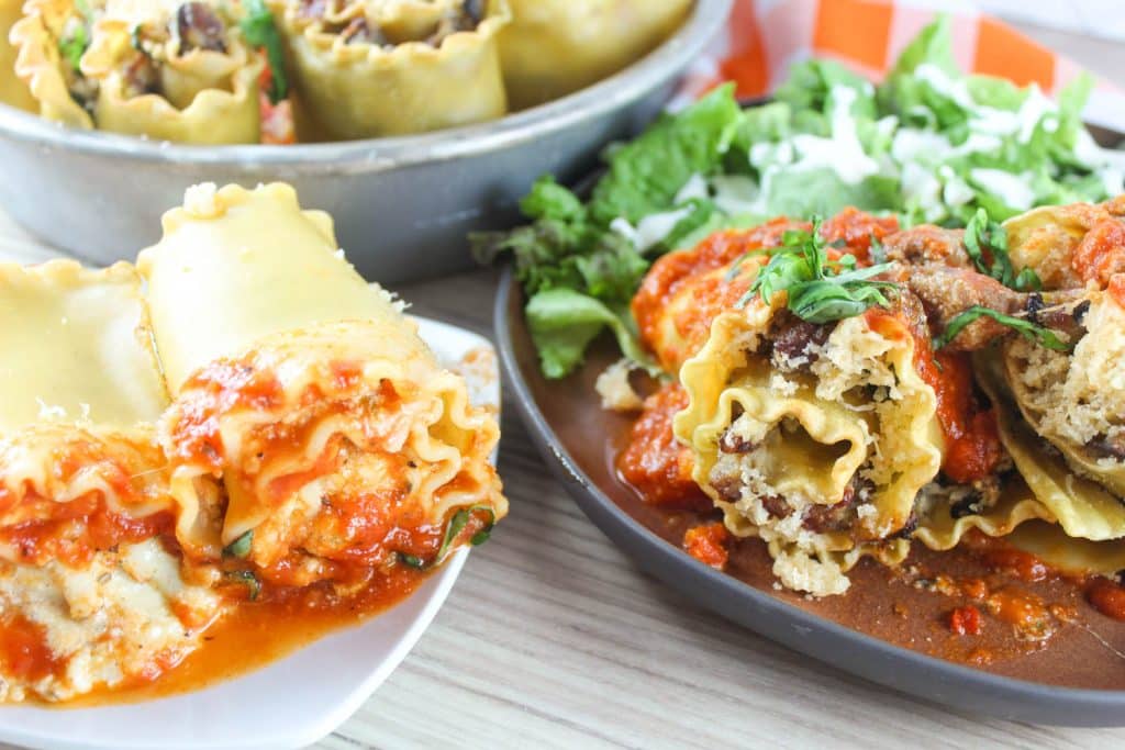 Air Fryer Lasagna Rolls