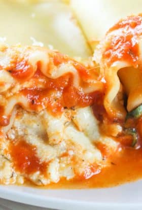 Air Fryer Lasagna Rolls