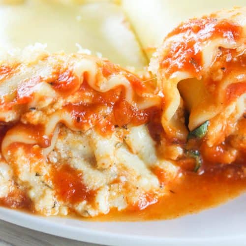 Air Fryer Lasagna Rolls