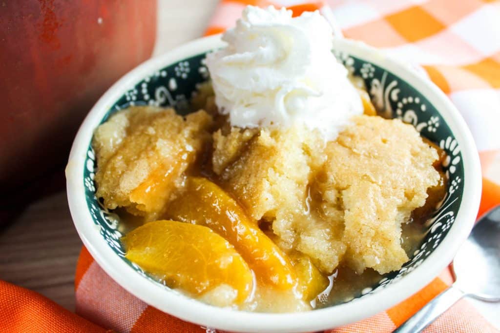 Smoked Peach Cobbler 