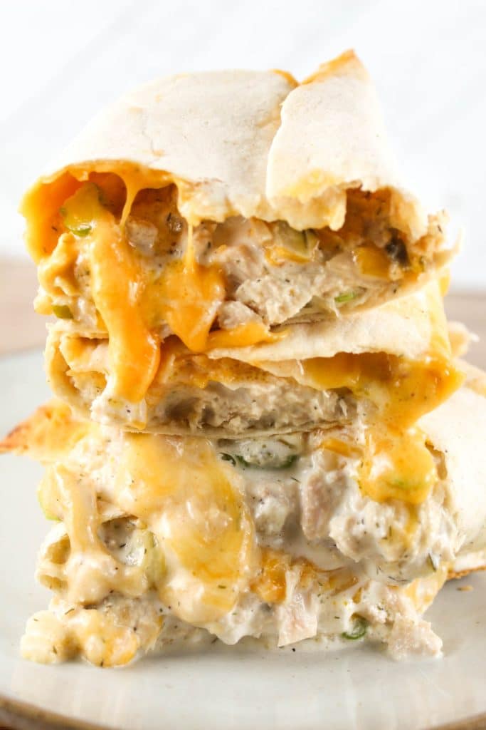 Tuna Melt Wraps