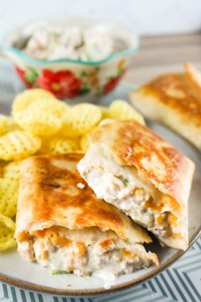 Tuna Melt Wraps