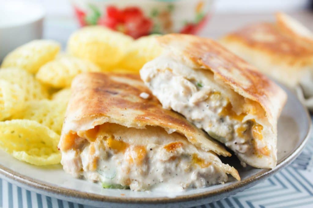 Tuna Melt Wraps