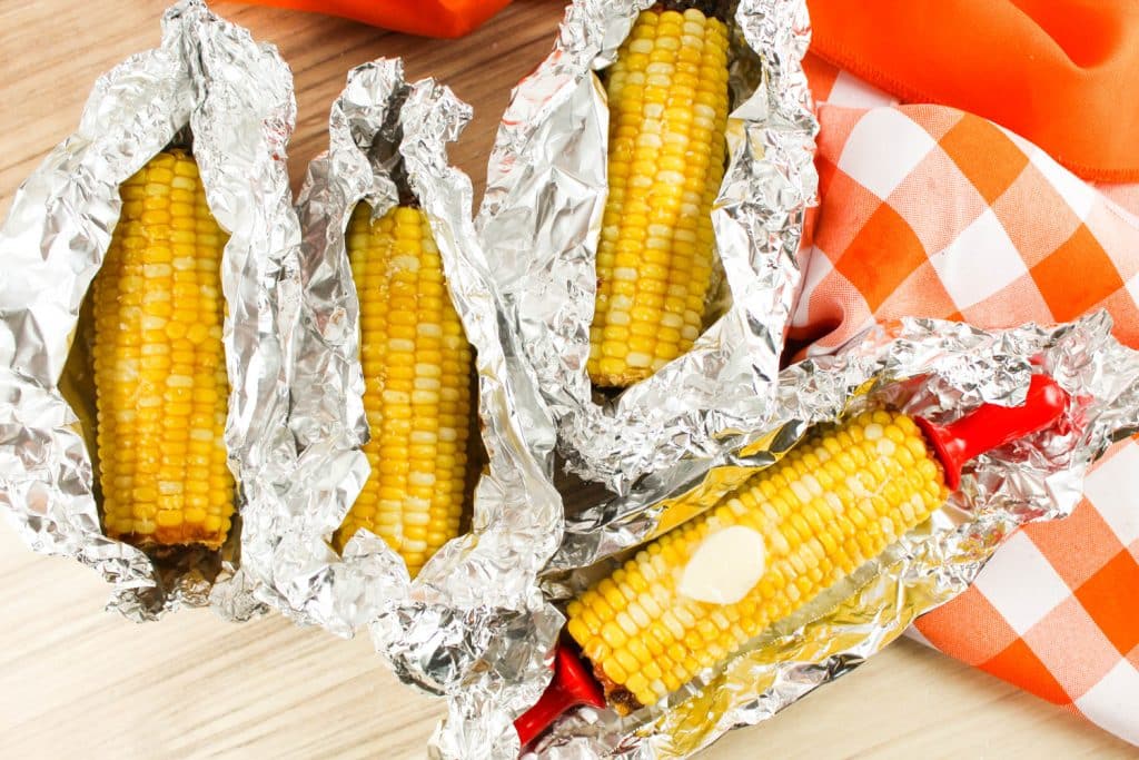 Air Fryer Corn on the Cob with Foil