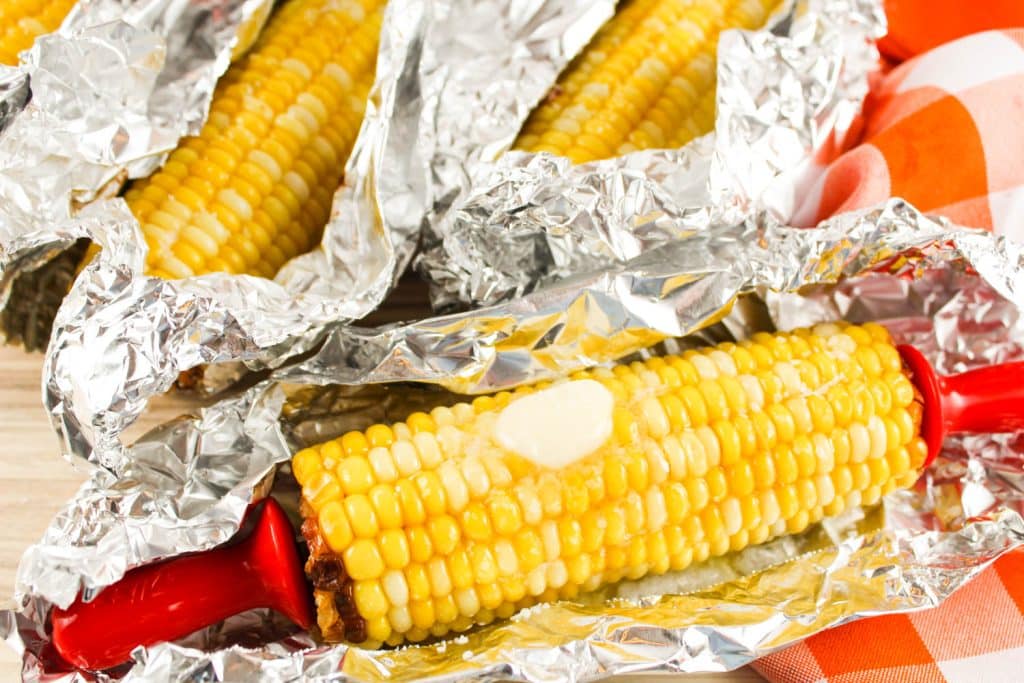 Air Fryer Corn on the Cob with Foil