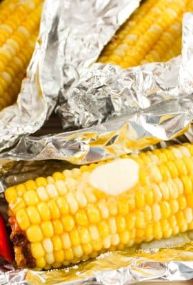 Air Fryer Corn on the Cob with Foil