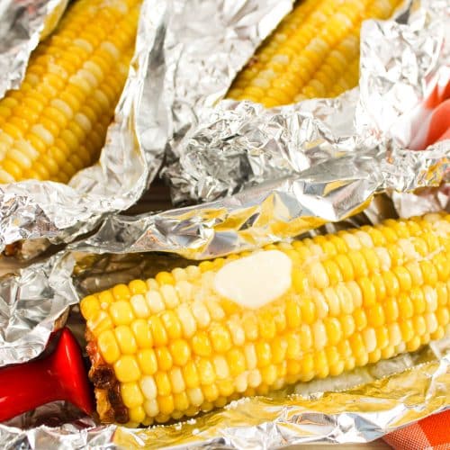 Air Fryer Corn on the Cob with Foil