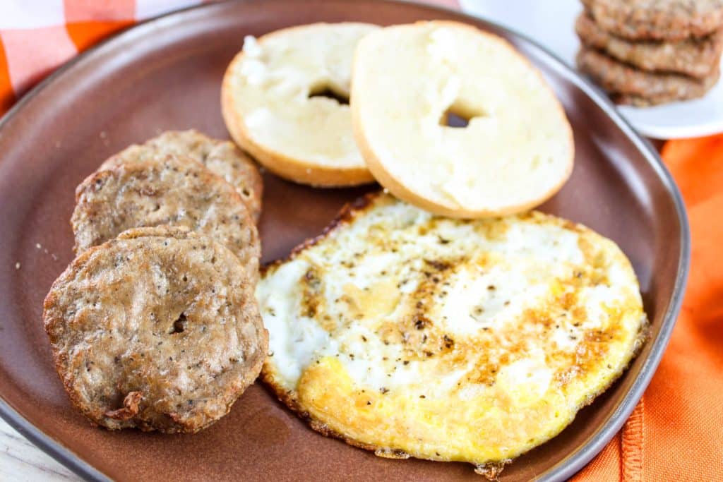 Frozen Sausage Patties in the air fryer 