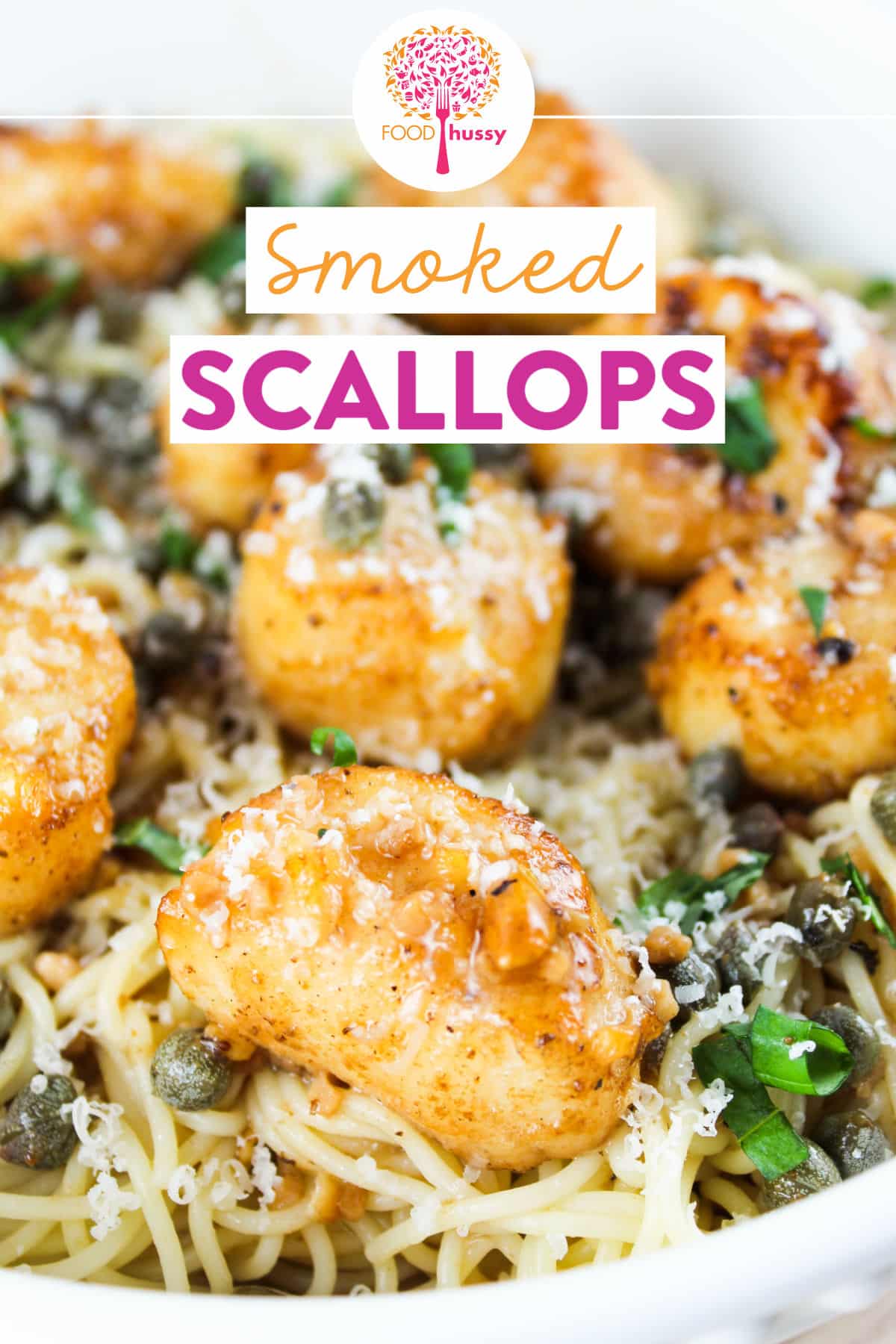 Get that Traeger going and put these Smoked Scallops on the menu for a delicious appetizer or main dish that everybody will be raving about! Lightly seasoned and swimming in a garlic lemon butter sauce - these smoked scallops are a scrumptious! via @foodhussy