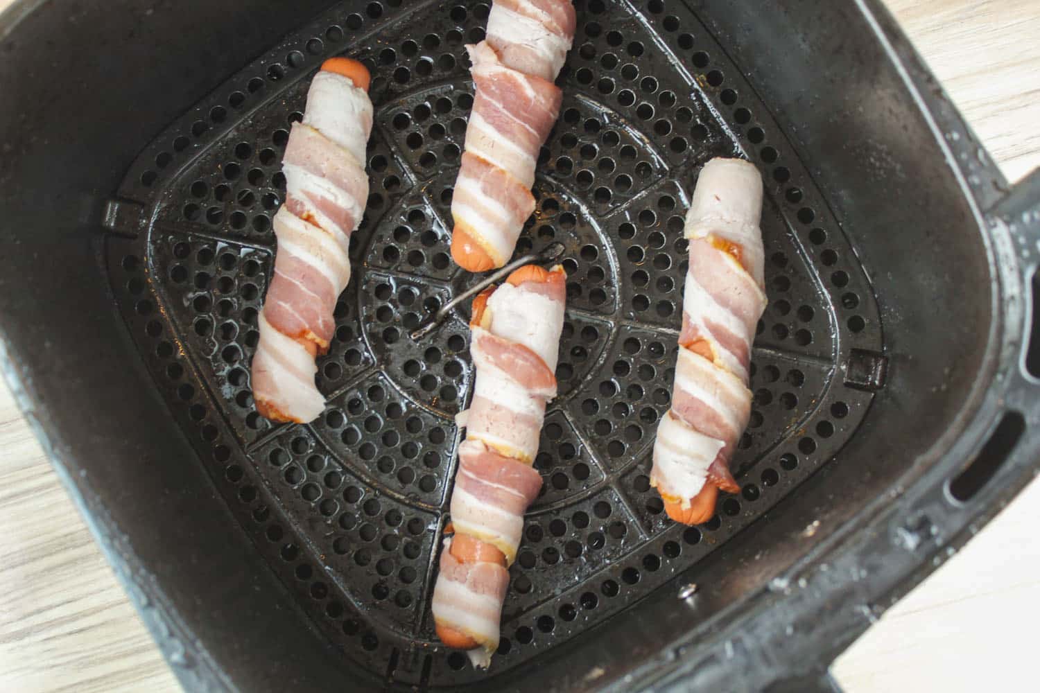 Bacon Wrapped Hot Dogs in Air Fryer The Food Hussy