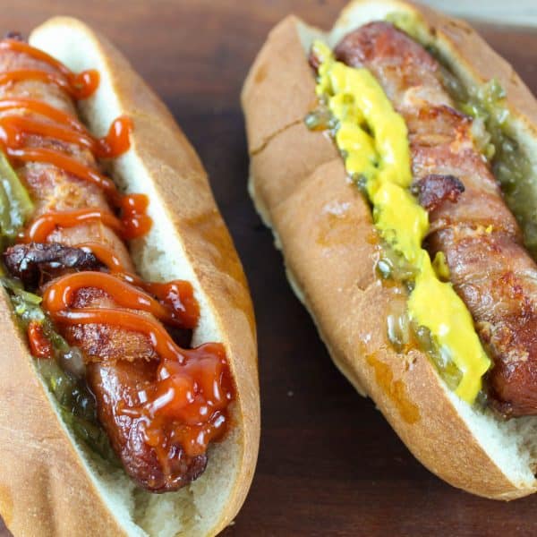 Bacon Wrapped Hot Dogs in Air Fryer The Food Hussy