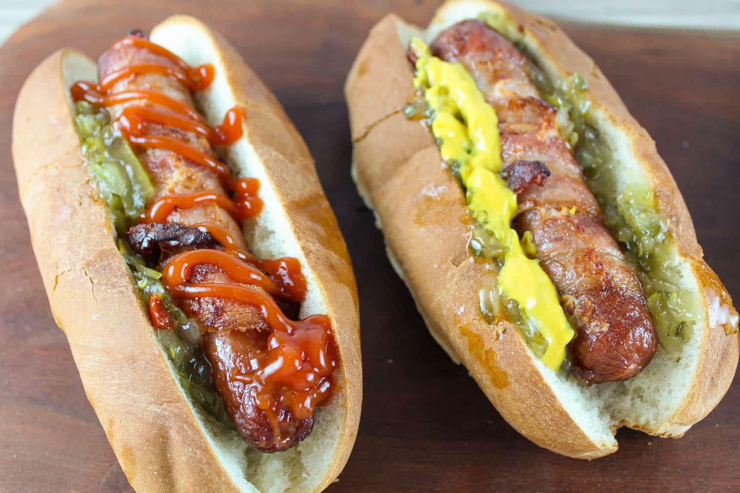 Bacon Wrapped Hot Dogs in Air Fryer The Food Hussy