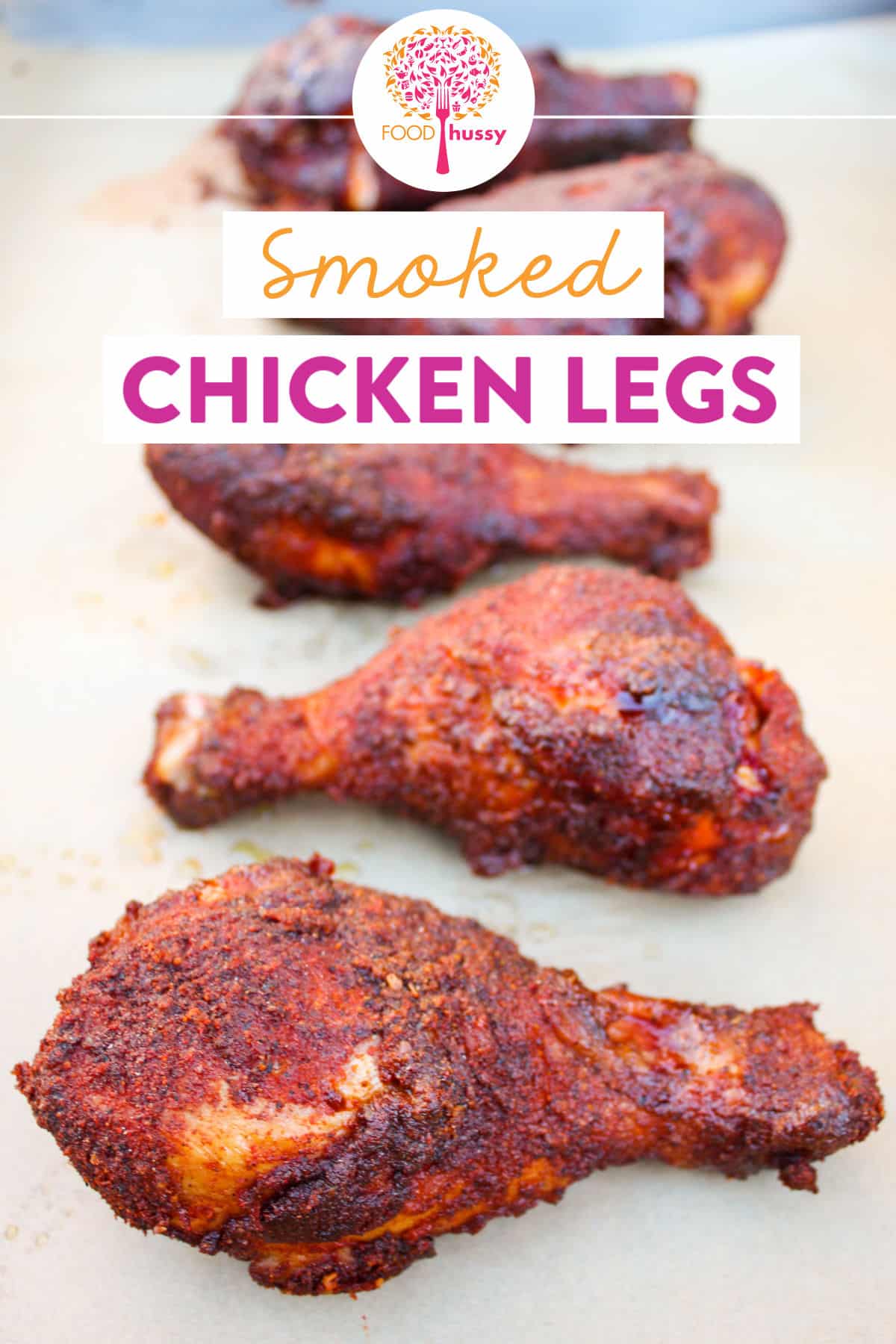 Smoked Chicken Legs are easy to make and when you cook them low and slow - you'll get that perfect smoky flavor! These Smoked Drumsticks are coated in a homemade dry rub with simple spices you already have on hand.
 via @foodhussy