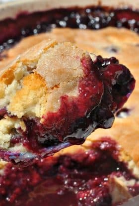 Triple Berry Cobbler