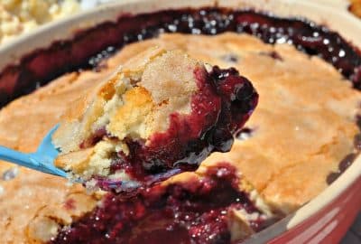 Triple Berry Cobbler