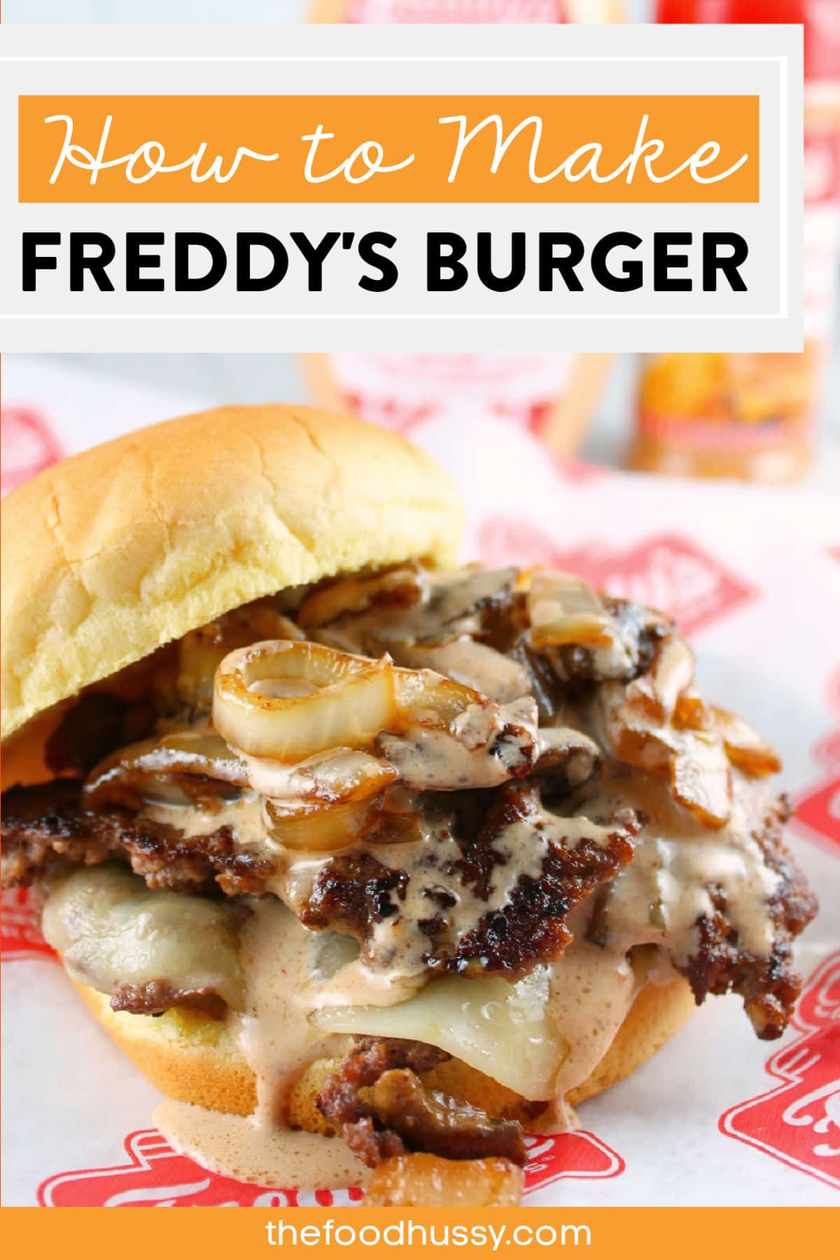 Freddy's Frozen Custard & Steakburgers is our family's favorite fast food burger! This Freddy's Burger Recipe is a delicious way to bring that steakburger taste home and make it for the whole family!
 via @foodhussy