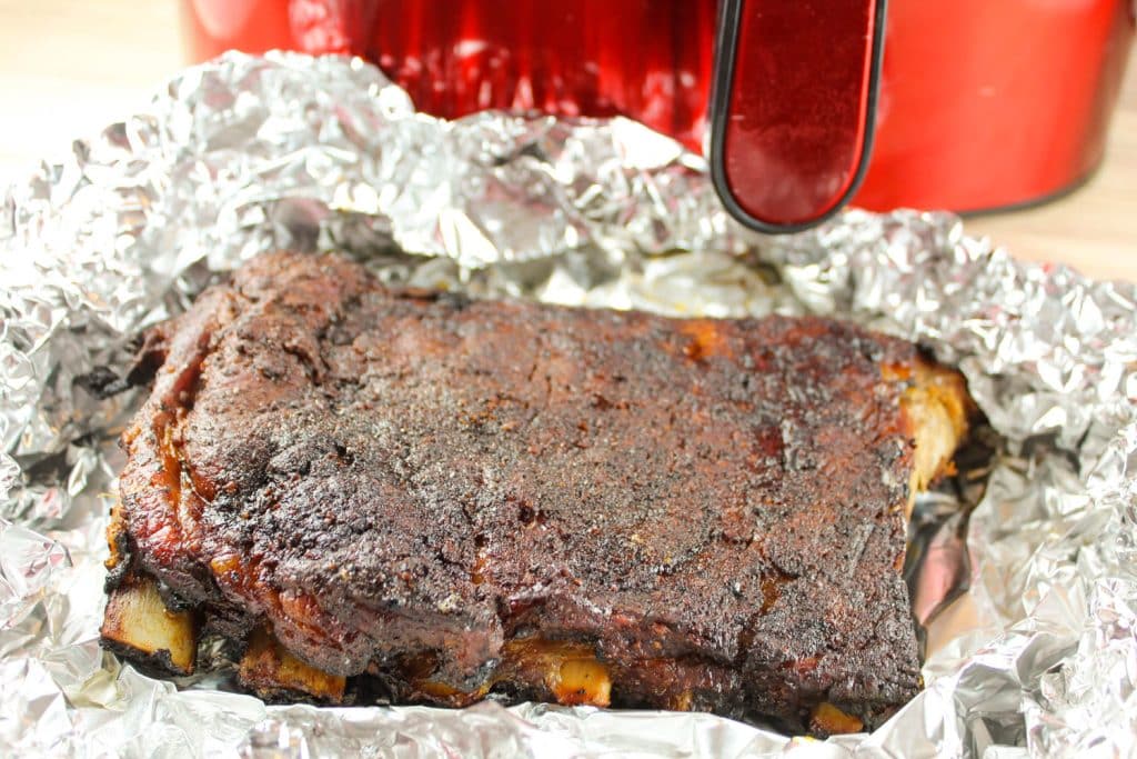 Reheating ribs in the air fryer